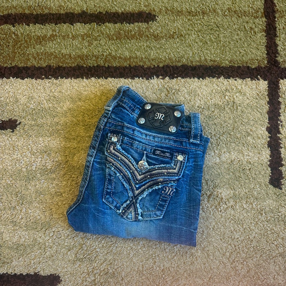 Miss Me Blue Ankle & Cropped Jeans